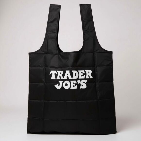 Trader Joe’s Navy Canvas Micro Tote with Grocery Bag Limited Edition Mini NWT - Picture 4 of 4